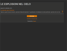 Tablet Screenshot of esplosioninelcielo.blogspot.com