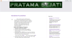 Desktop Screenshot of pratamasejati.blogspot.com