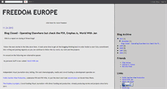 Desktop Screenshot of freedomeurope.blogspot.com