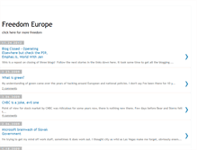Tablet Screenshot of freedomeurope.blogspot.com