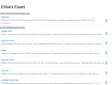 Tablet Screenshot of chloecloset.blogspot.com