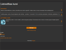 Tablet Screenshot of lietvedibaskursi.blogspot.com