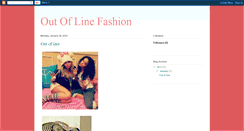 Desktop Screenshot of outoflinefashion.blogspot.com