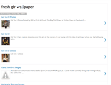 Tablet Screenshot of freshgirlwallpaper.blogspot.com