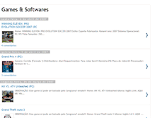 Tablet Screenshot of gamessoftwares.blogspot.com