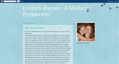 Desktop Screenshot of crohnsdisease-amothersperspective.blogspot.com