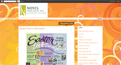 Desktop Screenshot of noyesmuseumofart.blogspot.com