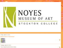 Tablet Screenshot of noyesmuseumofart.blogspot.com