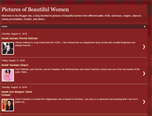 Tablet Screenshot of picturesofbeautifulwomen.blogspot.com