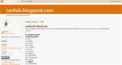 Desktop Screenshot of cadlab.blogspot.com
