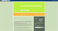 Desktop Screenshot of linux-web-hosting-60.blogspot.com