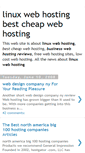 Mobile Screenshot of linux-web-hosting-60.blogspot.com