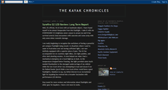 Desktop Screenshot of kayakchronicles.blogspot.com