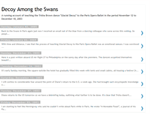 Tablet Screenshot of decoyamongtheswans.blogspot.com