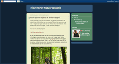 Desktop Screenshot of nieuwsbriefnatuureducatie07-2.blogspot.com