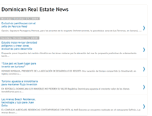 Tablet Screenshot of dominicanrealestatenews.blogspot.com