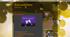 Desktop Screenshot of ecureuil-roux.blogspot.com