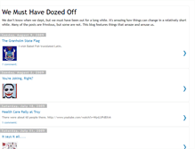 Tablet Screenshot of imusthavedozedoff.blogspot.com