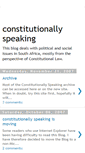 Mobile Screenshot of constitutionallyspeakingsa.blogspot.com