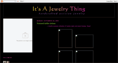 Desktop Screenshot of itsajewelrythinghandmadejewelry.blogspot.com