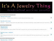 Tablet Screenshot of itsajewelrythinghandmadejewelry.blogspot.com