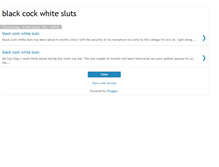 Tablet Screenshot of black-cock-white-sluts.blogspot.com