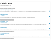 Tablet Screenshot of cabellavista.blogspot.com