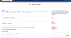 Desktop Screenshot of craftstack.blogspot.com