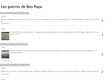 Tablet Screenshot of lesguerresdebonpapa.blogspot.com