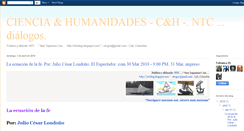 Desktop Screenshot of ciencia-y-humanidades-ntc.blogspot.com