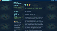 Desktop Screenshot of hheathworldlit.blogspot.com