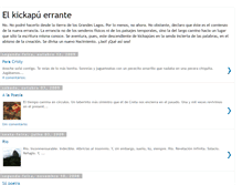 Tablet Screenshot of el-kickapu-errante.blogspot.com