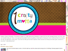 Tablet Screenshot of 1craftymamade.blogspot.com