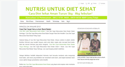 Desktop Screenshot of caradietmenurunkanberatbadan.blogspot.com