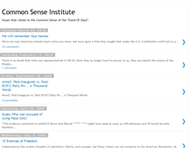 Tablet Screenshot of commonsenseinst.blogspot.com