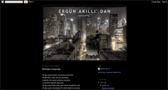 Desktop Screenshot of ergunakilli.blogspot.com