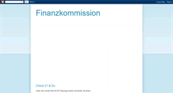 Desktop Screenshot of finanzkommission.blogspot.com