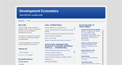 Desktop Screenshot of bb-development-economics.blogspot.com