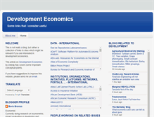 Tablet Screenshot of bb-development-economics.blogspot.com