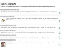 Tablet Screenshot of makingprojects.blogspot.com