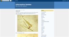 Desktop Screenshot of bioidea.blogspot.com
