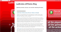 Desktop Screenshot of ladbrokesaffiliates.blogspot.com