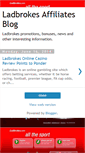 Mobile Screenshot of ladbrokesaffiliates.blogspot.com