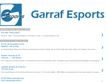 Tablet Screenshot of garrafesports.blogspot.com