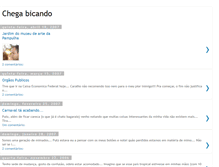 Tablet Screenshot of chegabicando.blogspot.com