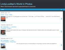 Tablet Screenshot of lindyloumacsworldinphotos.blogspot.com