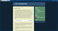 Desktop Screenshot of leilaphilosophyblog.blogspot.com