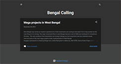 Desktop Screenshot of bengalcalling.blogspot.com