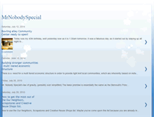 Tablet Screenshot of mrnobodyspecial.blogspot.com