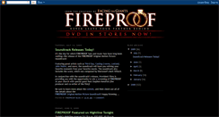 Desktop Screenshot of fireproofthemovie.blogspot.com